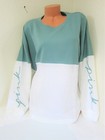 Victoria Secret Pink Colorblock Logo Pullover Sweat Shirt   Legging Pant Xl Set