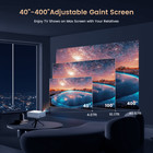 4k Projector 5g Wifi Bluetooth 32000lm 1080p Hd Movie Home Theater 120  Screen