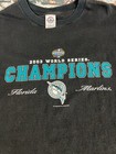 Vintage 2003 Florida Marlins World Series Champions  Size Xl Black Mlb