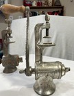 Vintage Meat Grinder Bundle Of 3 Universal  Griswold