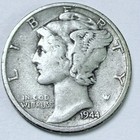 1944-d Mercury Silver Dime - Actual 90  Silver Coin Shown  Nice Coin  11741