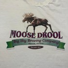 Vintage 1995 Moose Drool Big Sky Brewing Craft Beer Missoula Montana Shirt - Xl