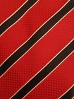 Donald Trump Signature Collection Silk Tie Repp Tie Red Black Maga