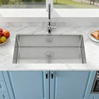 32 Inch Undermount Kitchen Sink  16 Gauge Stainless Steel Single Bowl Sink