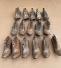 Outstanding Lot Of 16 Antique Wood Adult Shoe Lasts Forms Cobbler Molds Matching