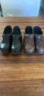Dansko Professional Leather Clogs - 2 Pairs Black   Brown - Size 39