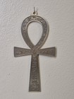 Egyptian Ankh Brass 9 Inch  Duel Sided Wall Art Home Decor Vintge