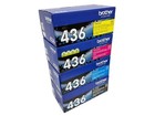 Brother Tn436 High Yield Toner Set - Pack Of 4  black magenta cyan yellow  New