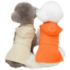 Dog Pet Sweatshirt Fashion Trench Coat Sleeveless Hoodies Windproof Jacket Cute