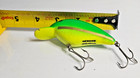 Vintage Heddon Big Hedd  Rare Uncatalogued Color Chartreuse Mullet  Nice 