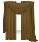  Drape panels scarves treatment Beautiful Sheer Voile Window Elegance Curtains 