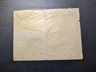 1926 Palestine Eef Overprint Postcard Cover Jaffa Arabic Manuscript