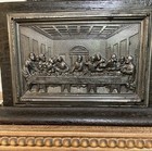 Antique Homan Roman Catholic Sick Call   Last Rites Travel Kit W  Last Supper
