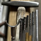 Craftool Usa Leather Stamps 8pc A104 B200 C431 P206 V407 Swivel Cutter   Hammer