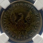 1837 Hard Times Token Ngc Graded Vf Details    no Substitute For Shin Plasters   