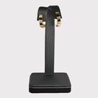 14k Yellow Gold Sapphire   Diamond Earrings 5 2g
