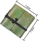 Handmade Leather Bound Mini Journal Notebook - Small Pocket Journal - Set Of 5