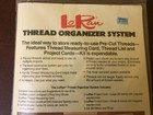 New Vintage 1987 Loran Thread Organizer Storage System Dal-craft Inc  Tk-2