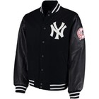 Letterman Ny Yankees Varsity Black Jacket With Warm Quilted Lining   Fast Ship  