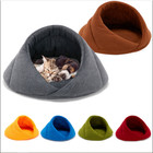 Pet Cat Dog House Kennel Puppy Cave Sleeping Bed Soft Mat Winter Warm Soft Plush