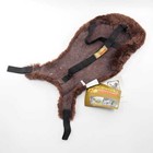 New Fleeceworks  brown  Sheepskin English  Saddle  Seat Saver Fw-8  large 