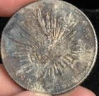 1883 Chopmarks Mexico Silver 8 Reales Cap And Ray Libertad Dollar 1800s 8r Coin