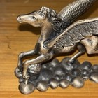 Wapw Tudor Mint Myth   Magic The Spirited Pegasus Heavy Pewter Figurine Signed 