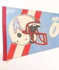 Vintage Nfl Football Houston Oilers Felt Blue  Red   White Licensed Pennant