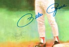 Framed Pete Rose Signed Cincinnati Reds  16x20 Lithograph On Canvas  Psa Coa 