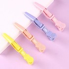 Pastel Alligator Hair Clips 10 Pack - Professional Styling Clips
