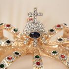 13cm Tall Large Men s Cross Gold Crown Drama Imperial Medieval King Metal Crown