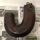 Antique Japan Jizai-kagi Keyaki Wood Interior Decor Ornament Large Size Fs