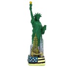 Statue Of Lib  rty Statue W  Flag Base 6 Inch