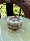Handwoven Birch Bark   Porcupine Quill Box