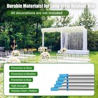 10 x50  Backdrop Stand Pipe Kit background Support System Curtain Frame Hot New