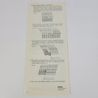 Brother Knitting Garter Bar Instruction Pamphlet 4 Pages K78030301 Japan Leaflet