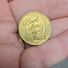 Dud s N Suds Brass Trade Token  good Clean Fun  1 Years  Circulated