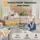 Gautye Steam Cleaner  3-level Adjustable Handle  15s Heat-up  1 69 Quarts Tank 