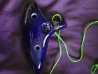12 Hole Ocarina Ceramic Alto C Legend Of Zelda Ocarina Flute Blue Instrument 