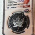 Ngc Pf-70 Modified Canada 2019 Pride Of Two Nations Silver Maple Leaf