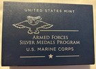 Us Armed Forces Silver Medal Marine Corps 2 5 Oz   999