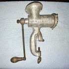 Vintage Enterprise Mfg  Co  Tinned Meat Grinder Chopper No  10 Cast Iron