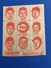 Vtg 1964 Chicago Cubs Transfer-ette Iron-on Transfers 3 Sheets Many Hof Players