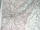 1884 Antique Map Of Canada Quebec New Brunswick Nova Scotia Newfoundland Maine