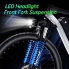 Narrak Electric Mountain Bike 26  Tire Peak Power374wh Removable Battery 7 Gears