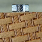 Craft Japan -  x500-2 Rope Basket Weave Stamp  leather Stamping Tool 