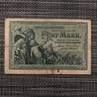Sleeping Dragon Banknote Rare Germany Empire 5 Mark Currency 1904 Paper Money