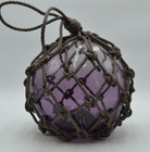 Vintage Glass Fishing Float In Purple 10 