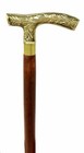 Brass Designer Derby Head Handle Antique Walking Stick Wooden Nautical Cane Gift