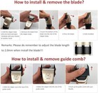 Pet Clippers Professional Heavy Duty Trimmer Thick Hair Dog Cat Grooming Kit New